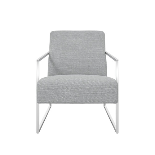 Ritz Dove Grey and Silver Chair