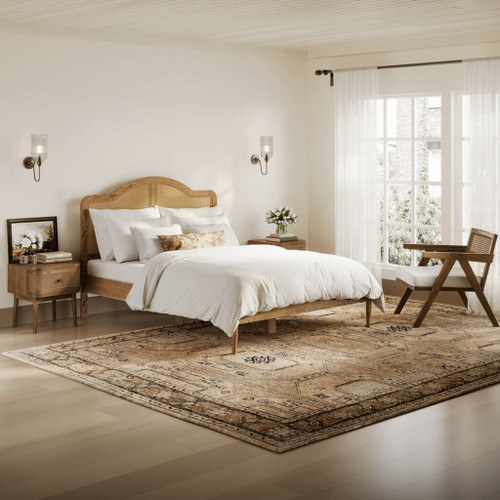CLAUDE SMOKED KING SIZE BED