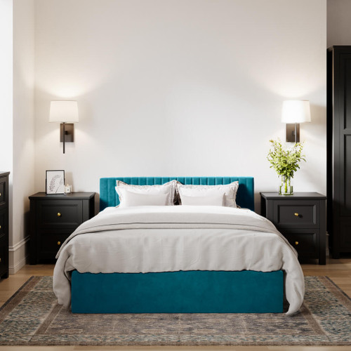 BERLIN TEAL KINGSIZE BED
