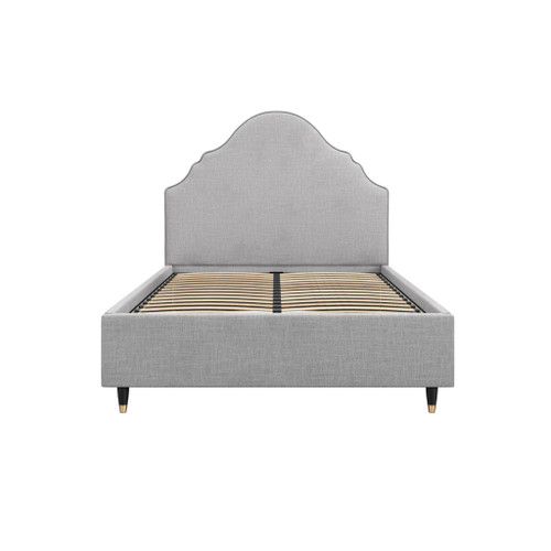 QUINCE LIGHT GREY KING SIZE BED
