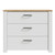 Bohol 3 Drawer Chest in Riviera Oak/White