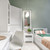 Novi 2 Door Corner Wardrobe in Alpine White