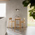 Barlow Bar Table in Matt Oak Included 2 Barlow Bar Stool in Matt Oak