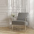 Ritz Dove Grey and Silver Chair