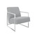 Ritz Dove Grey and Silver Chair