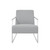 Ritz Dove Grey and Silver Chair