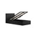 BERLIN BLACK OTTOMAN SINGLE BED