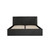 BERLIN BLACK OTTOMAN DOUBLE BED