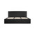 BERLIN BLACK OTTOMAN SUPER KING SIZE BED