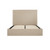 BERLIN BEIGE TALL OTTOMAN KING SIZE BED