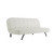 BURLINGTON SOFA BED IVORY BOUCLE / MATTE BLACK