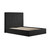 BERLIN BLACK TALL OTTOMAN KING SIZE BED