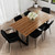 ANTIBES RUSSET / BLACK DINING TABLE