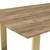 ANTIBES RUSSET / GOLD DINING TABLE