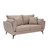 CARTER TAUPE 2 SEATER SOFA
