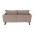 CARTER TAUPE 2 SEATER SOFA