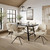 EDISTO OFF-WHITE DINING CHAIR (2 PER PACK)