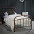 HALSTON SINGLE COPPER BED