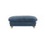 PLUMPTON FOOTSTOOL DENIM BLUE WEAVE