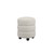 EMI IVORY / BLACK POUFFE