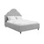 QUINCE LIGHT GREY KING SIZE BED