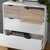 STOCKHOLM 4 DRAWER CHEST WHITE-OAK