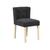SHAY ANTHRACITE WINGED DINING CHAIR WITHOUT ARMS
