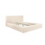 SOHO WHITE CLAY KING SIZE BED