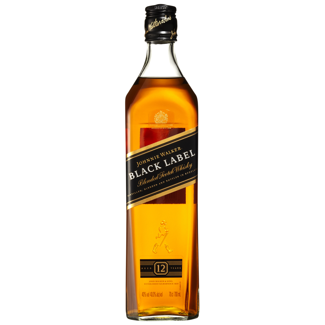 Johnnie Walker Black Label Blended Scotch Whisky 12 Year Old [1000ml]
