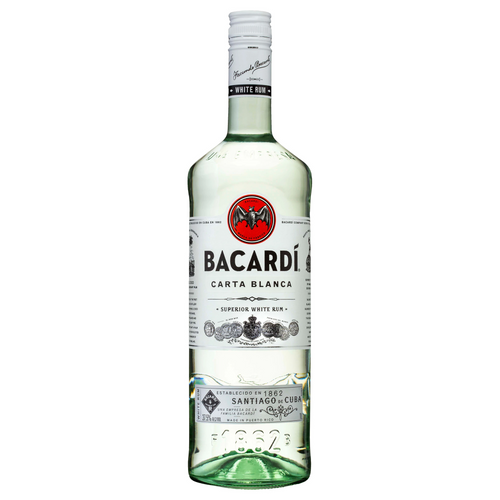 Bacardi Carta Blanca Superior White Rum [1000ml]