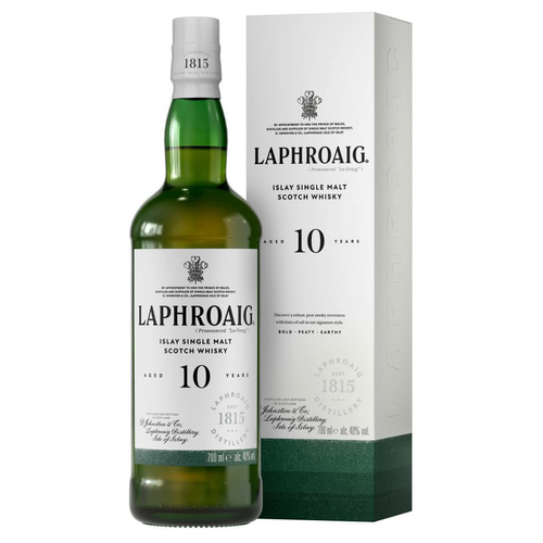 Laphroaig Islay Single Malt Scotch Whisky 10 Year Old [750ml]