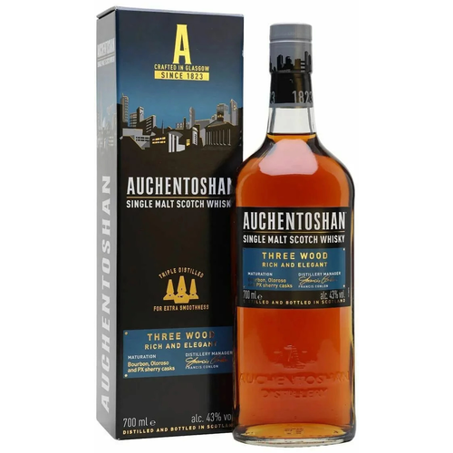 Auchentoshan Three Wood Single Malt Scotch Whisky [700ml]