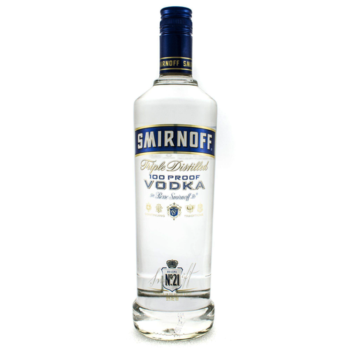 Smirnoff Blue Triple Distilled 100 Proof Vodka [1000ml]