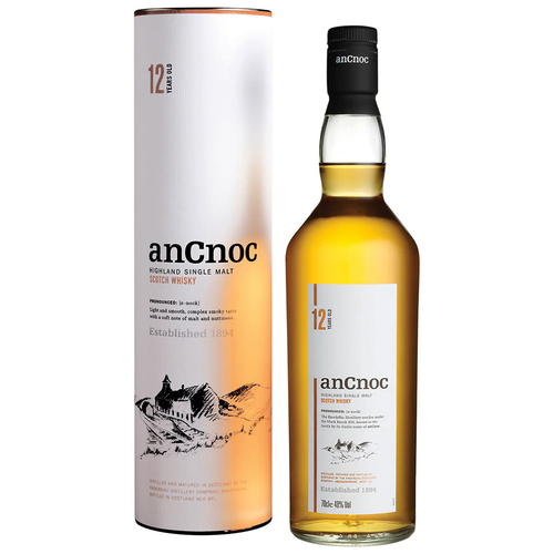 Ancnoc Highland Single Malt Scotch Whisky 12 Year Old [700ml]