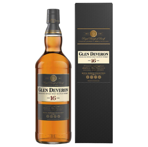 Glen Deveron Royal Burgh Collection Highland Single Malt Scotch Whisky 16 Year Old [1000ml]