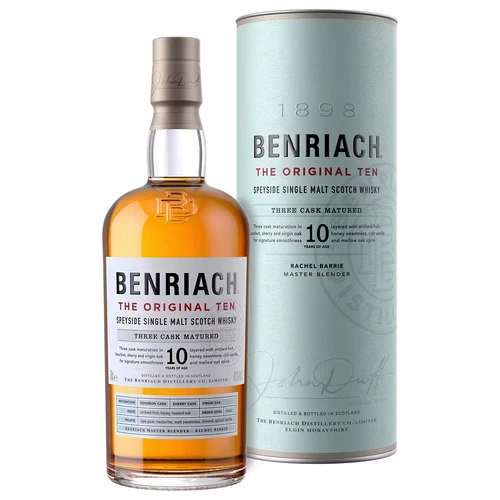 BenRiach Original Ten Speyside Single Malt Scotch Whisky Ten Year Old [1000ml]