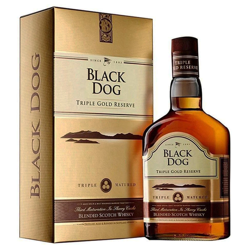 Black Dog Triple Gold Reserve Blended Scotch Whisky [1000ml]