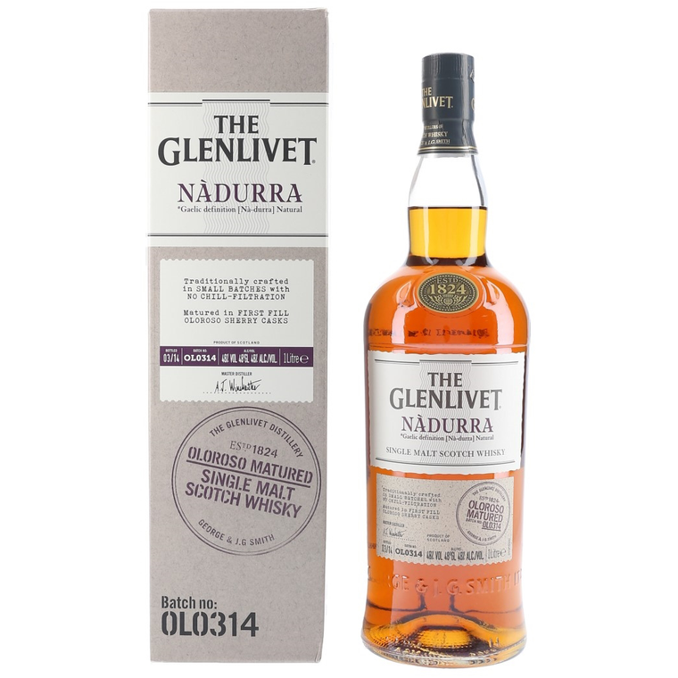 Glenlivet Nadurra Oloroso Matured Single Malt Scotch Whisky [1000ml]