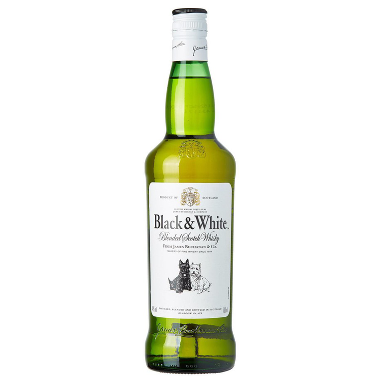 Black & White Blended Scotch Whisky [1000ml]