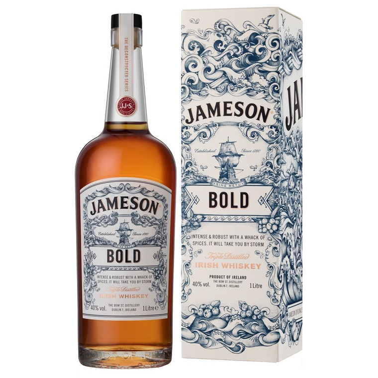 Jameson Bold Triple Distilled Irish Whiskey [1000ml]