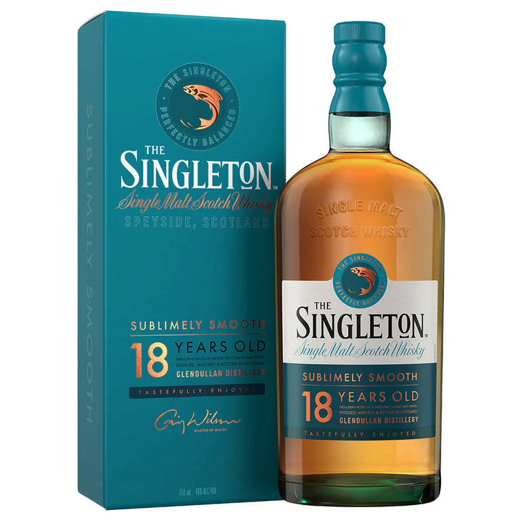 Singleton of Glendullan Sublimely Smooth Single Malt Scotch Whisky 18 Year Old [1000ml]