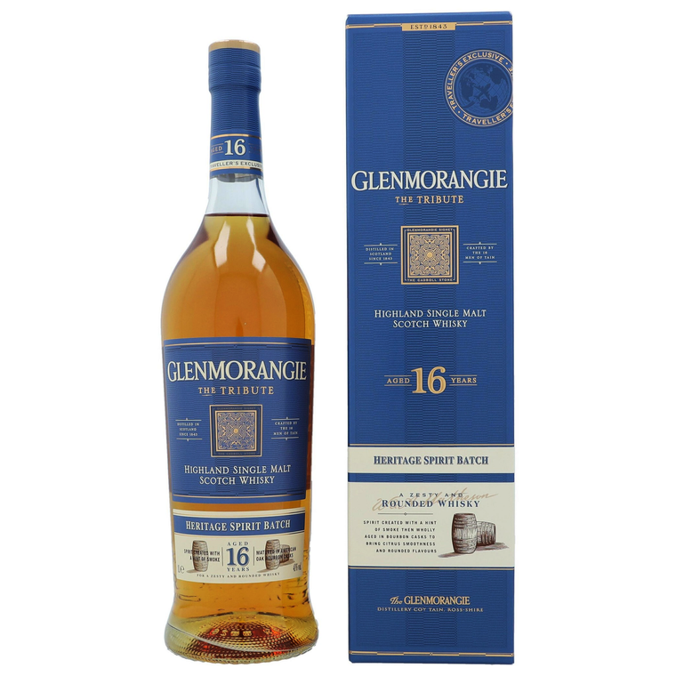 Glenmorangie The Tribute Highland Single Malt Scotch Whisky 16 Year Old [1000ml]