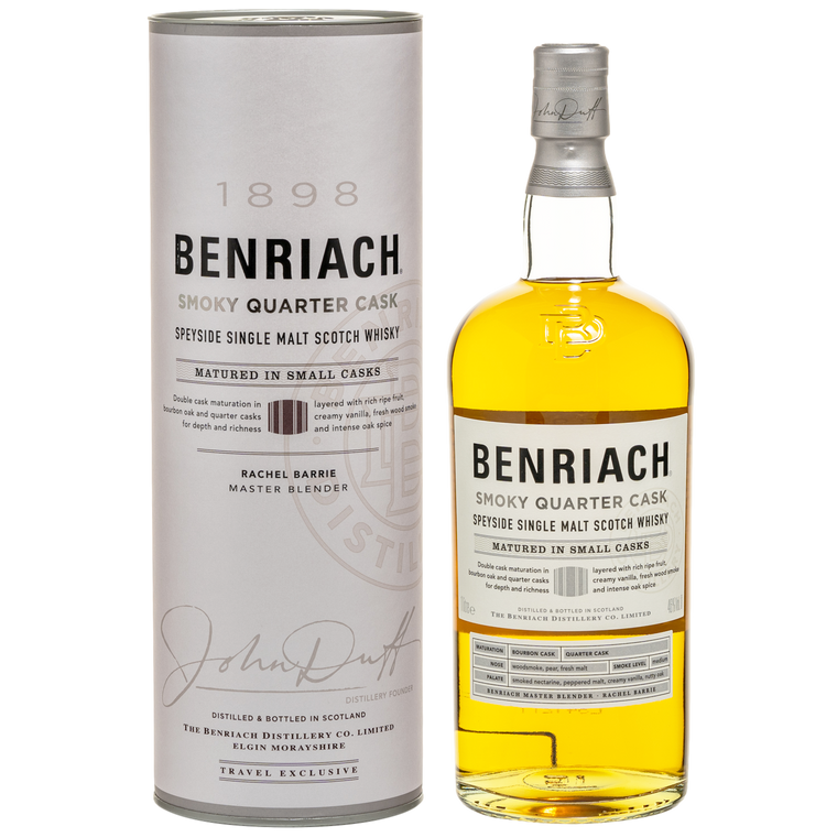 BenRiach Smoky Quarter Cask Speyside Single Malt Scotch Whisky [1000ml]
