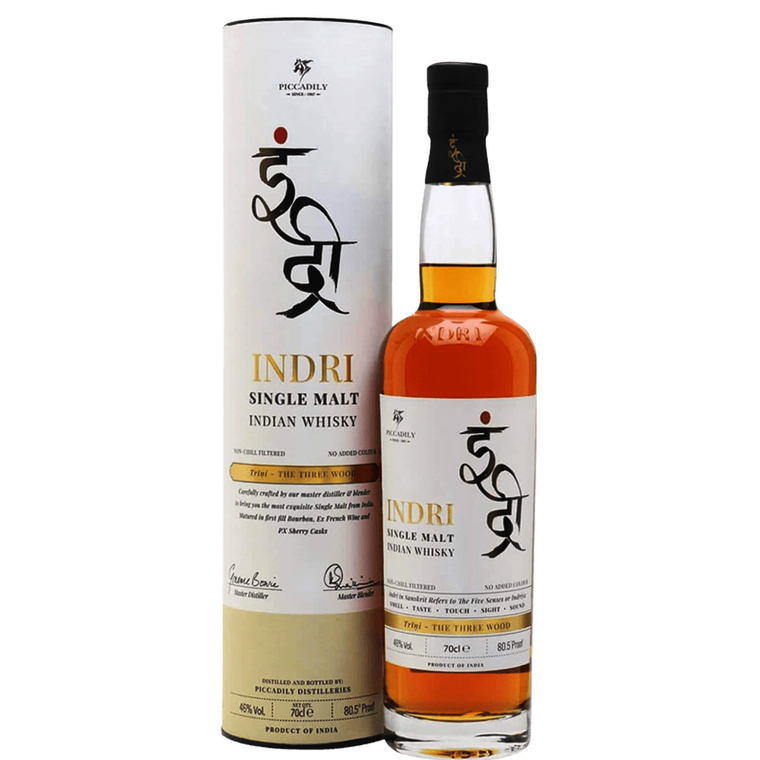 Indri Trini Single Malt Indian Whisky [700ml]
