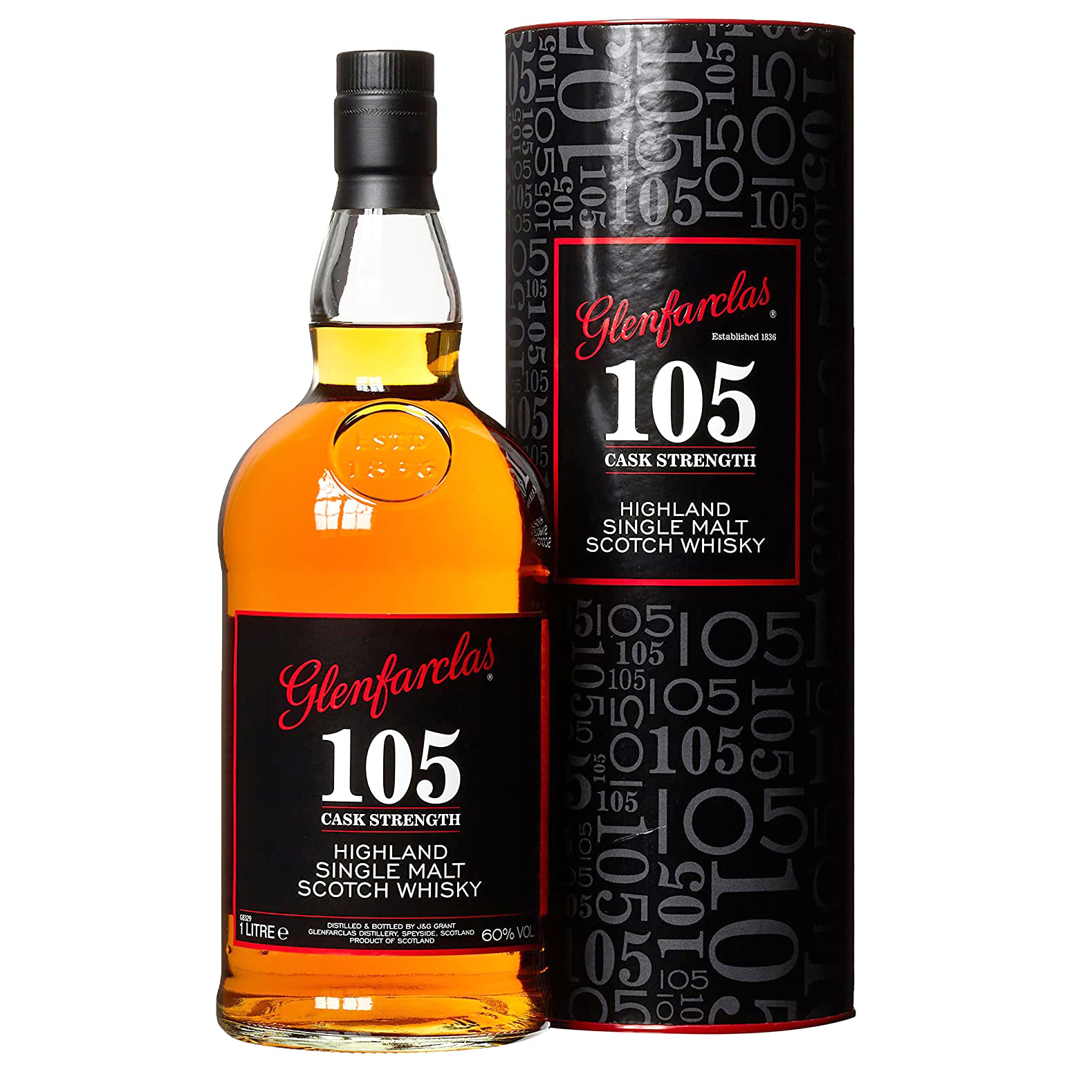 Glenfarclas 105 Cask Strength Highland Single Malt Scotch Whisky
