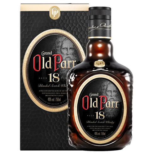 Grand Old Parr 12 Year Old De Luxe Scotch Whisky 700ml Bottle