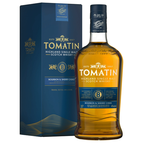 Tomatin Highland Single Malt Scotch Whisky 8 Year Old [1000ml]