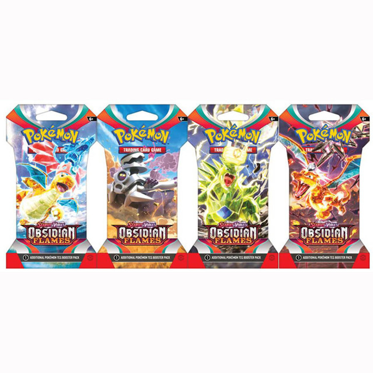 Pokemon S&V Obsidian Flames Booster Pack Art Set