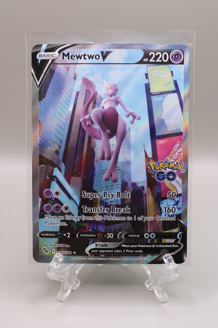 Mewtwo V 072/078 - Pokemon Go - Alternate Art - Ultra Rare Card