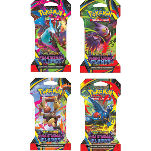 Pokémon TCG: Mega Evolution - Phantasmal Flames Sleeved Booster Pack